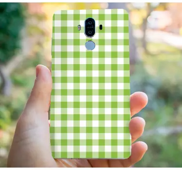 Adesivo huawei motivo a quadri verdi - TenStickers