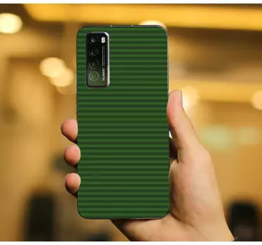 Adesivo huawei motivo a strisce verdi - TenStickers