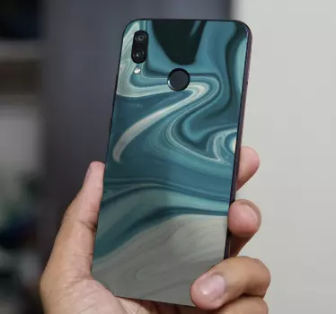 Adesivo huawei motivo colorato vorticoso - TenStickers