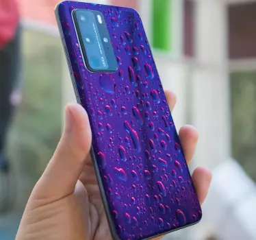 Adesivo huawei motivo goccia d'acqua - TenStickers