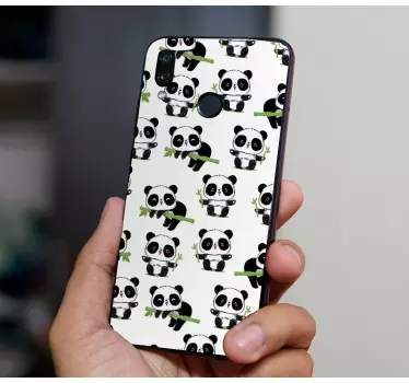 Adesivo huawei motivo panda carino - TenStickers