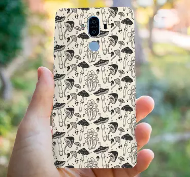 Adesivo Huawei motivo stampato a fungo - TenStickers