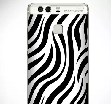 Adesivo huawei stile zebra a strisce - TenStickers