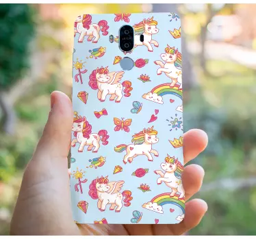 Adesivo huawei tema unicorni fantasiosi - TenStickers