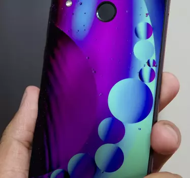Adesivo huawei vortici liquidi colorati - TenStickers