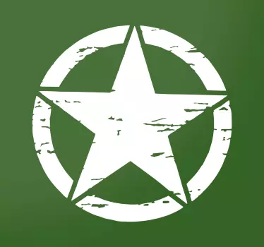 Adesivo icona stella militare - TenStickers