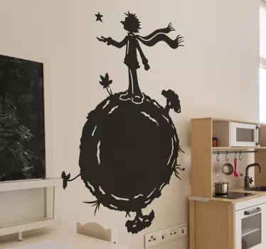 Adesivo il mondo del Piccolo Principe - TenStickers