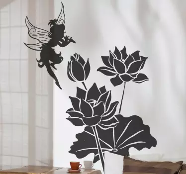 Adesivo incantevole flora fatata - TenStickers