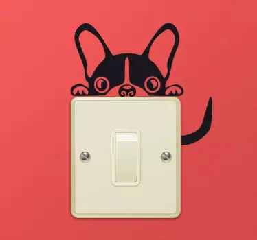Adesivo interruttore francese nascosto - TenStickers