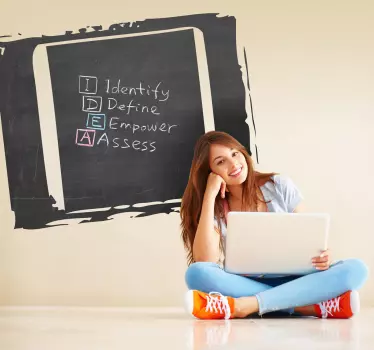 Adesivo lavagna idee per valutazioni potenziate - TenStickers
