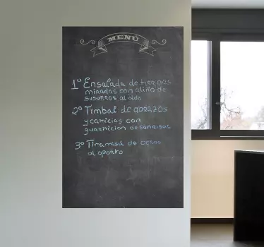 Adesivo lavagna menu - TenStickers