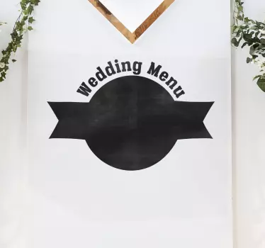 Adesivo lavagna pannello espositivo del menu - TenStickers