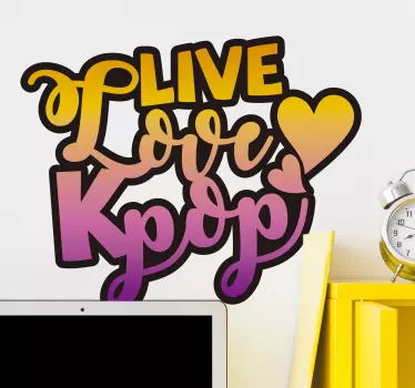 Adesivo pop vivi amore kpop - TenStickers