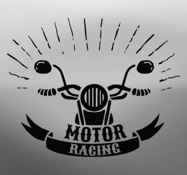 Adesivo moto classic racing - TenStickers