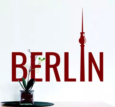 Adesivo murale Berlino - TenStickers