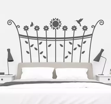 Adesivo murale testata letto - TenStickers