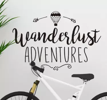 Adesivo viaggio Wanderlust Adventures - TenStickers