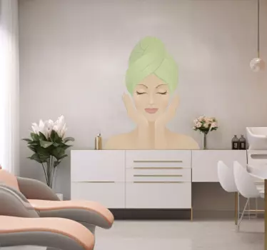 Adesivo estetica e moda bellezza del viso - TenStickers