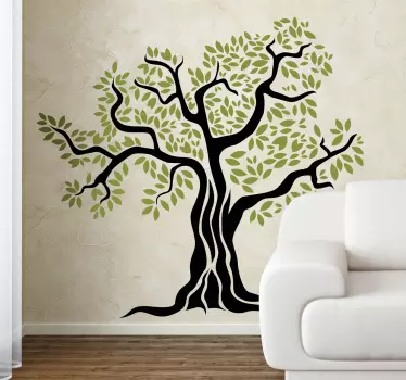 Adesivo murale illustrazione ulivo - TenStickers