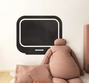 Adesivo murale lavagna televisore - TenStickers