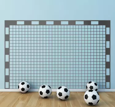 Adesivo murale porta calcio a 5 - TenStickers
