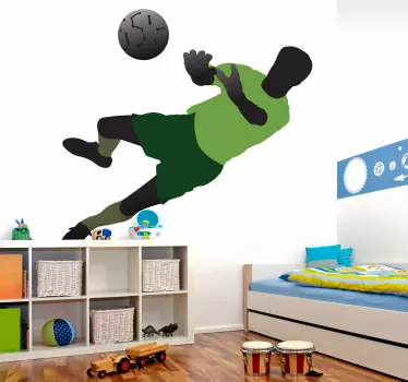 Adesivo murale portiere calcio - TenStickers