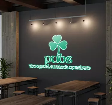 Adesivo murale Pubs Ireland - TenStickers