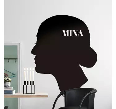 Adesivo murale sagoma Mina - TenStickers