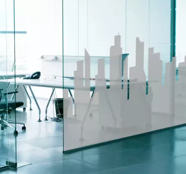 Adesivo murale skyline per officine - TenStickers