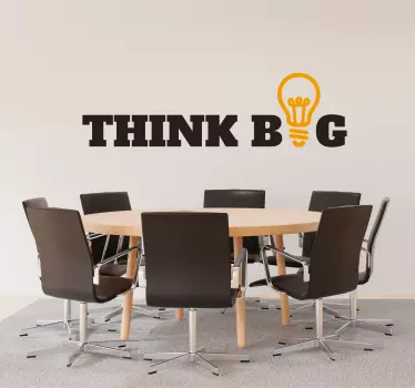 Adesivo murale camera ragazzi think big - TenStickers