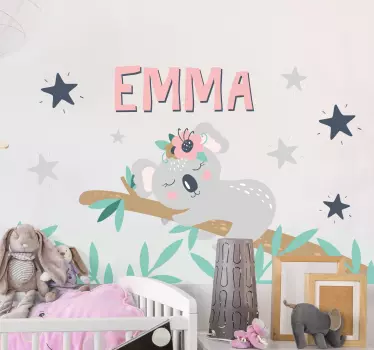 Adesivo cameretta neonato sogni di koala - TenStickers