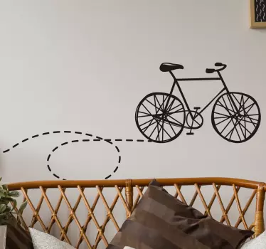 Adesivi animali per bambini pista ciclabile - TenStickers