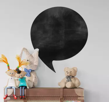 Adesivo muro lavagna forma nuvola dialogo - TenStickers