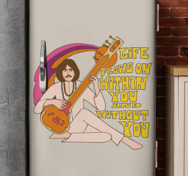 Adesivo per frigo ispirazione musicale - TenStickers