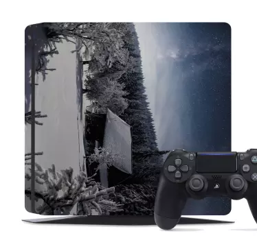 Adesivo Ps4 scena di paesaggio ghiacciato - TenStickers