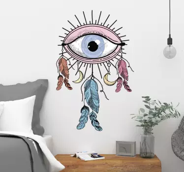 Adesivo occhi acchiappasogni - TenStickers