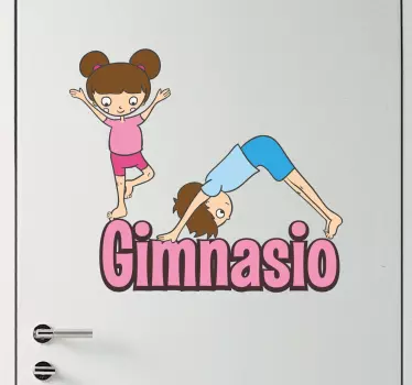 Adesivo palestra per scuole - TenStickers
