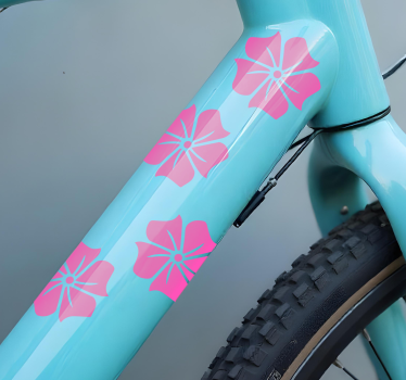 Adesivi animali per bambini confezione di fiori hawaiani - TenStickers