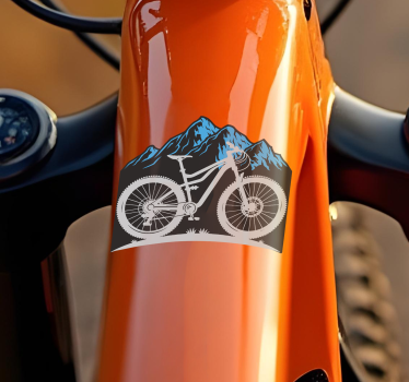 Adesivi animali per bambini montagna blu - TenStickers