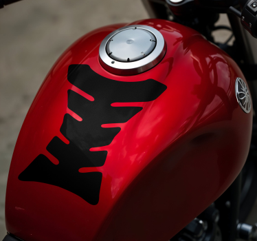 Adesivo per moto pelle monocolore - TenStickers