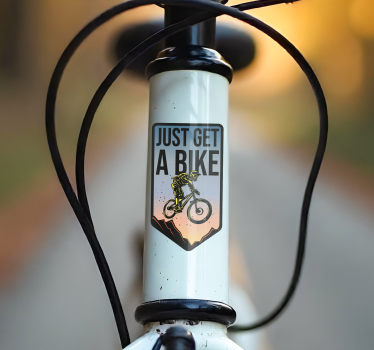 Adesivi animali per bambini "prendi una bicicletta" - TenStickers