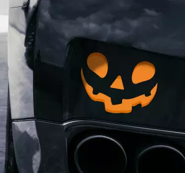 Disegno per pareti sagoma zucca - TenStickers