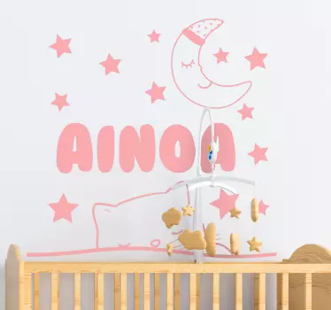 Adesivo per bambini design personalizzabile per la stanza - TenStickers