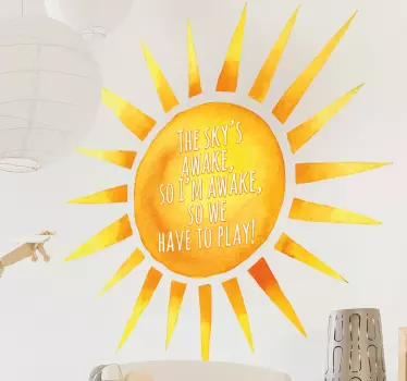 Adesivo per bambini frase Frozen - TenStickers