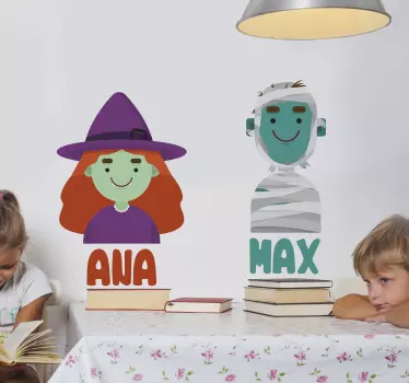 Adesivo per bambini personaggi personalizzati - TenStickers