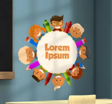 Adesivo per bambini scuola - TenStickers
