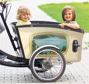 Adesivo per bici avventura all'aperto per bambini - TenStickers