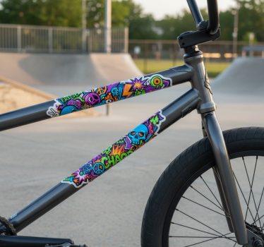 Adesivo per bici bombardamento di adesivi teen - TenStickers