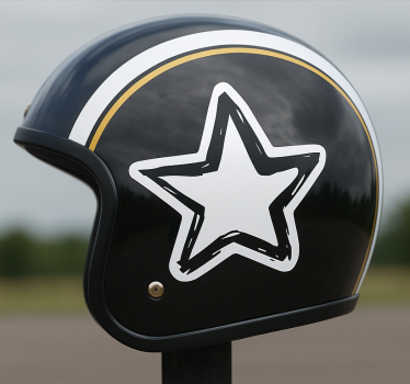 Adesivo per moto grafiche punk rocker - TenStickers