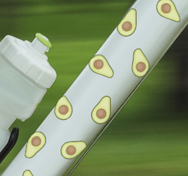 Adesivo per bici motivi di avocado - TenStickers